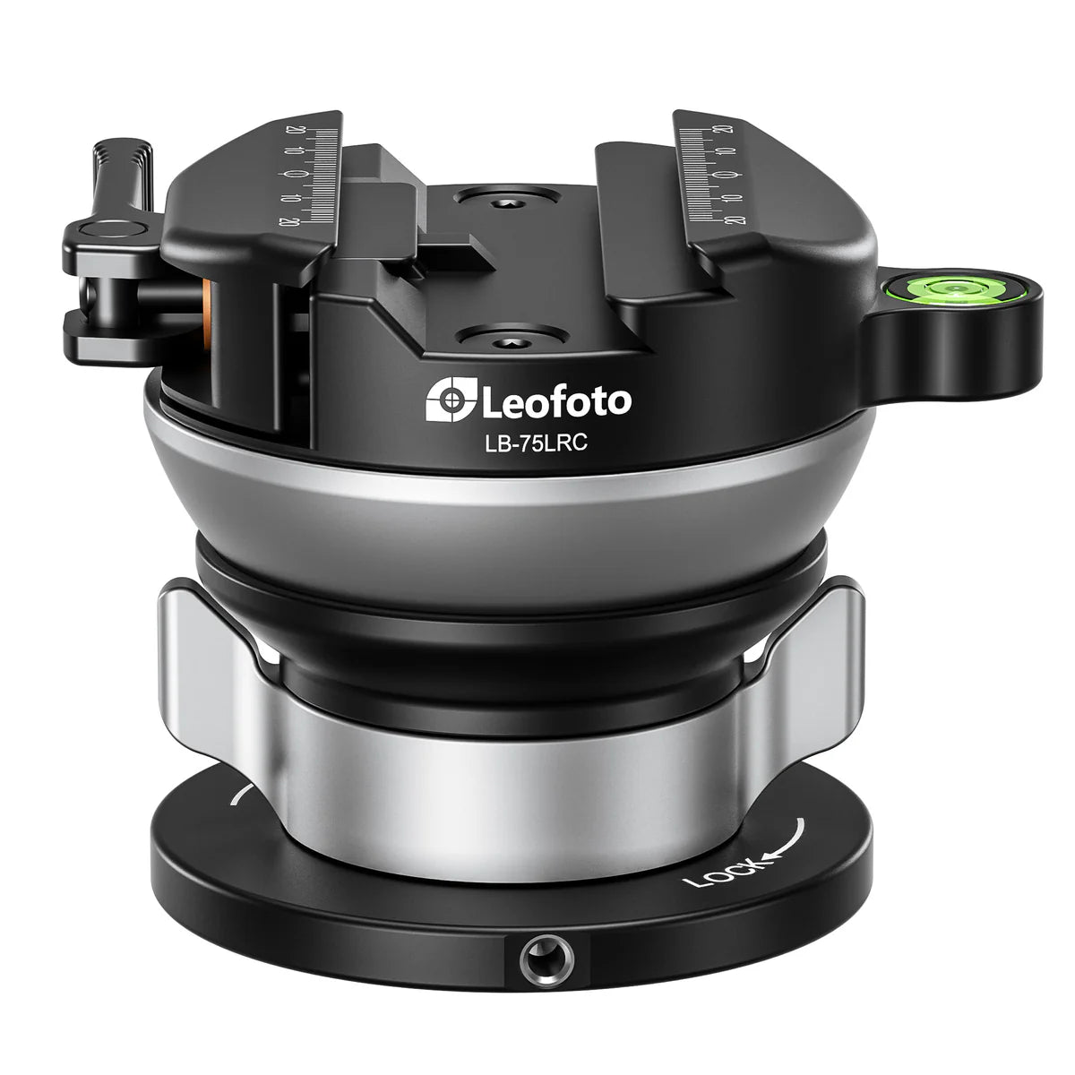 Leofoto LB-75LRC Leveling Head Arca + Picatinny Clamp