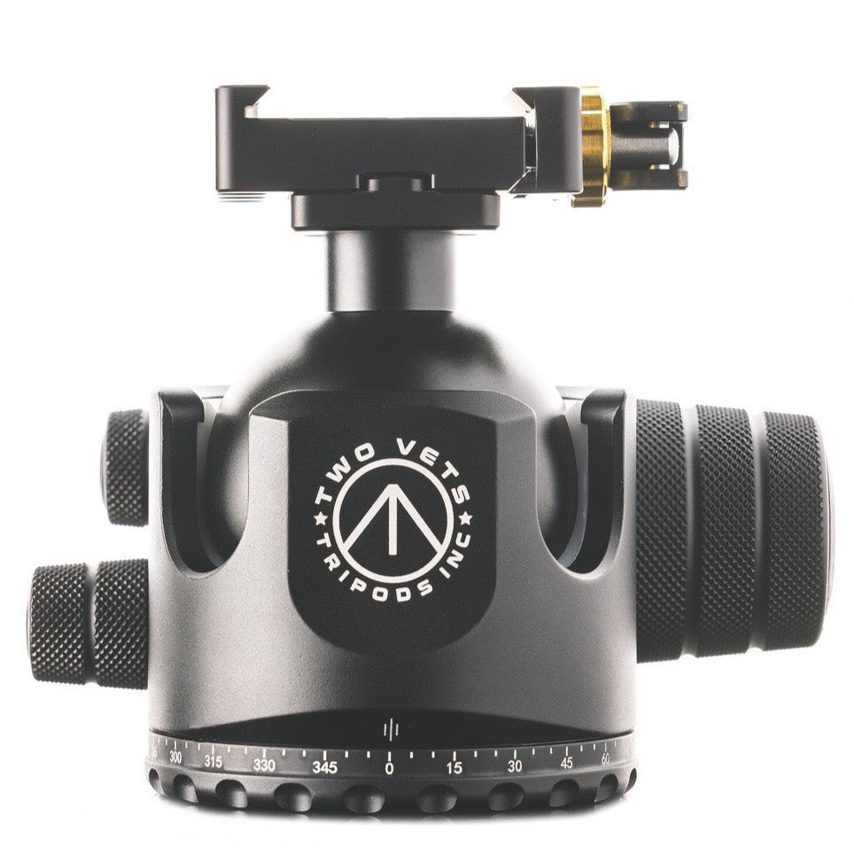TwoVets 55MM Dual Tension Ballhead W/ Area 419 ARCALOCK QD