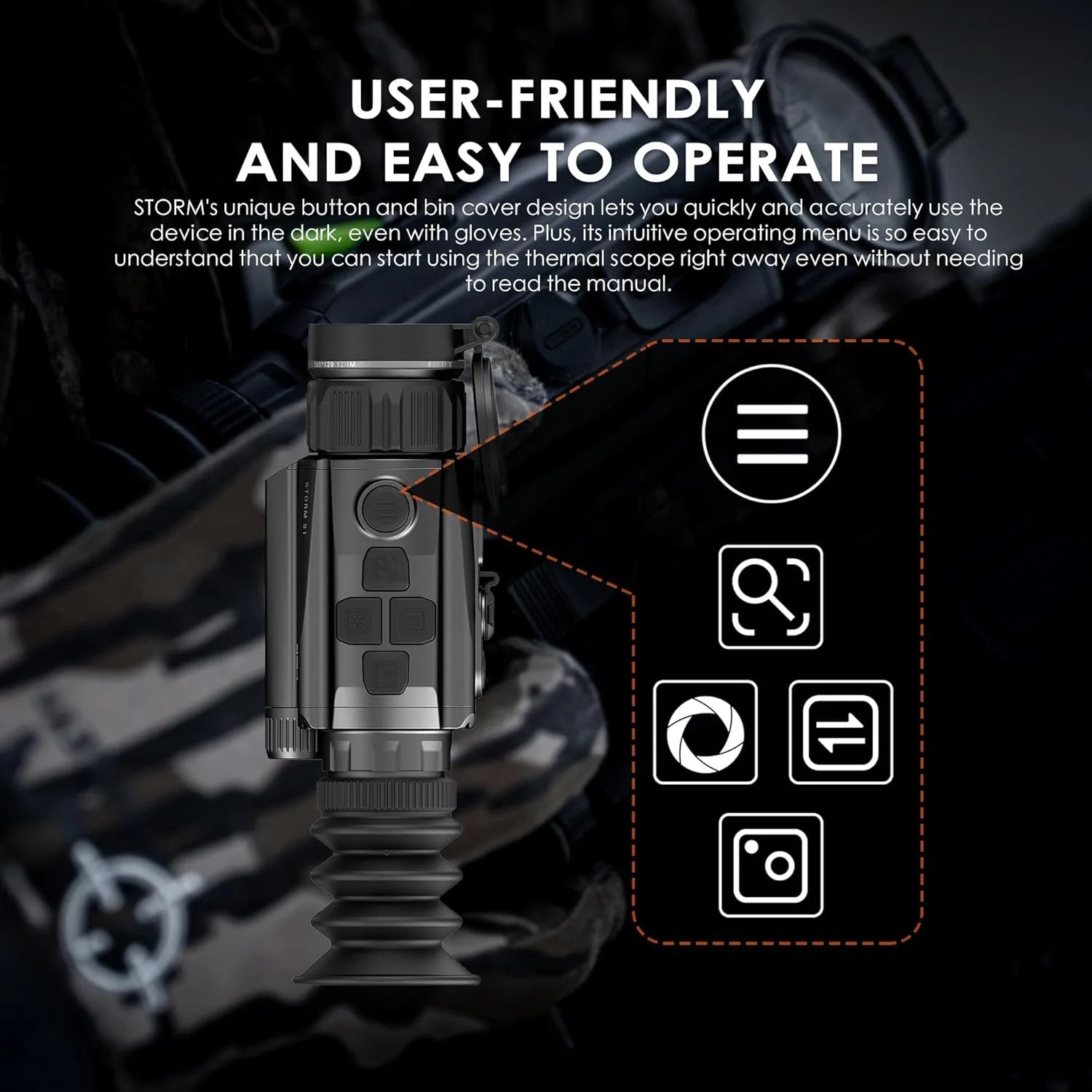 Rix STORM S6 35mm 640 2x Thermal Rifle Scope
