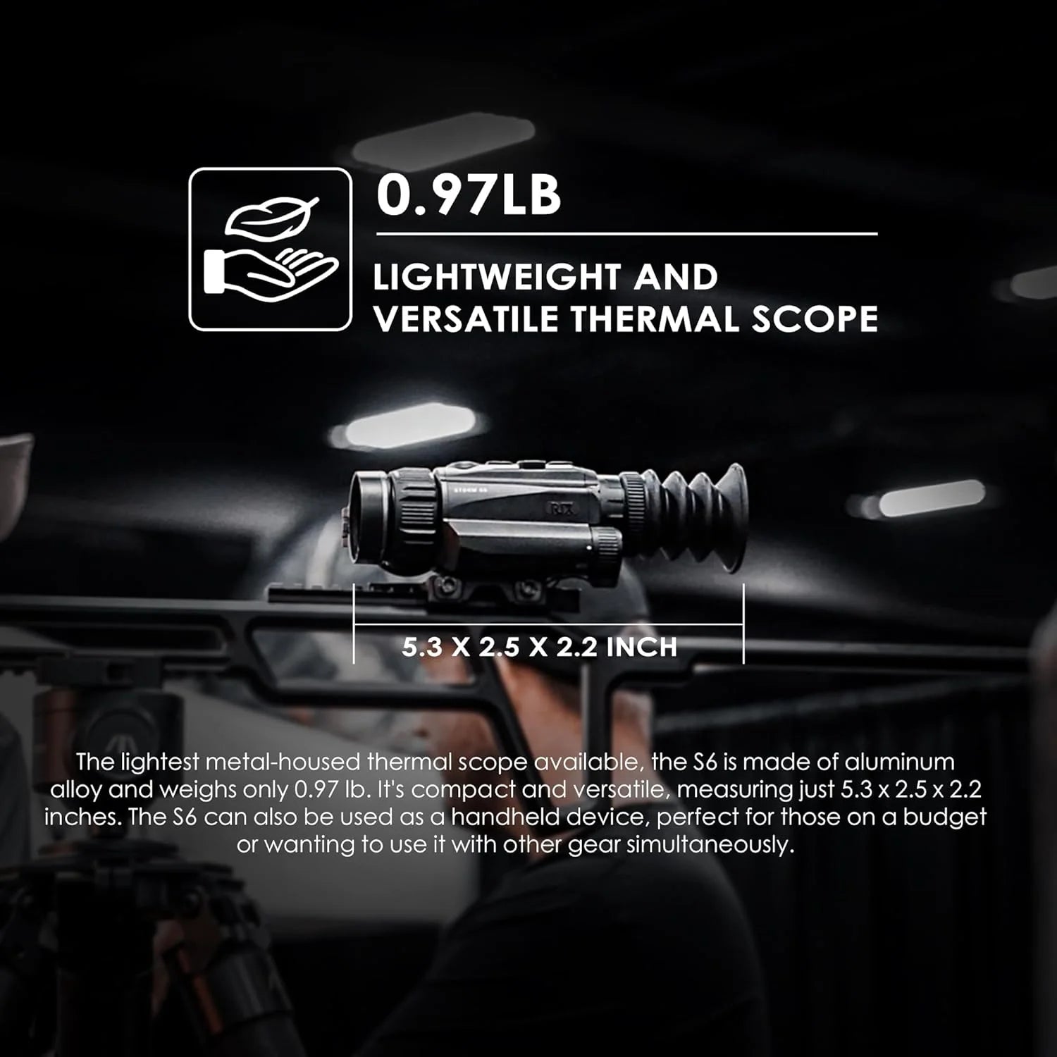 Rix STORM S6 35mm 640 2x Thermal Rifle Scope