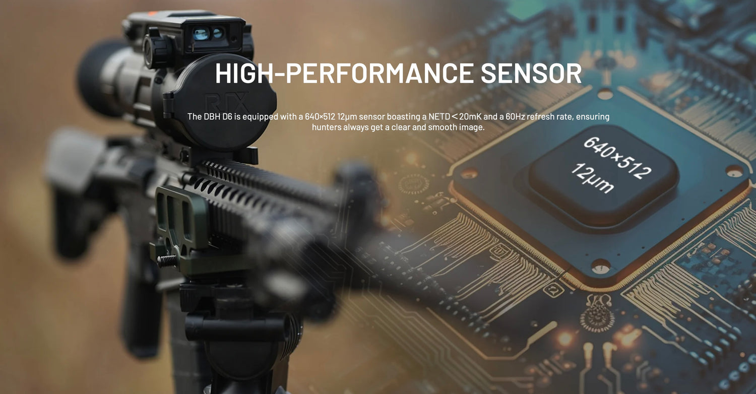 RIX DBH D6 Thermal RifleScope 3X-18X 640