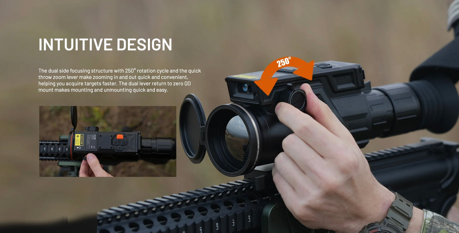 RIX DBH D6 Thermal RifleScope 3X-18X 640