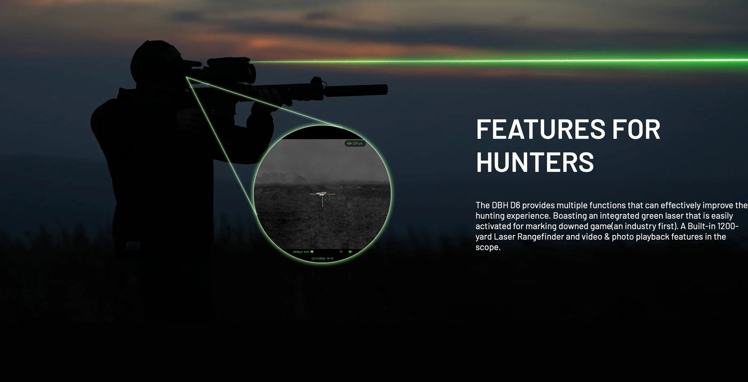 RIX DBH D6 Thermal RifleScope 3X-18X 640